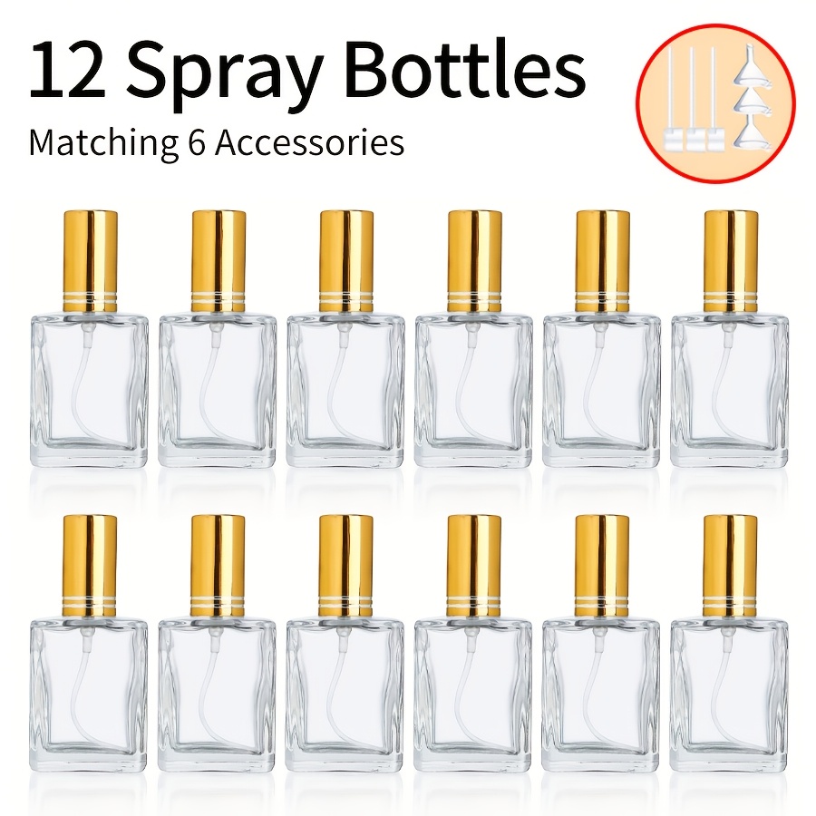 12pcs+6 accessories 15ml trans - огляд і ціна Room Spray Bottle