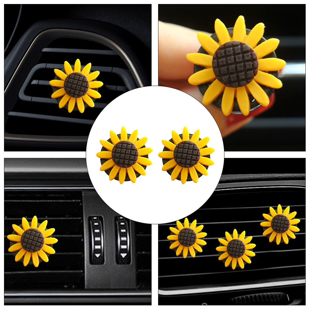2Pcs Sunflower Car Aromatherap - огляд і ціна Home Fragrance Wholesale