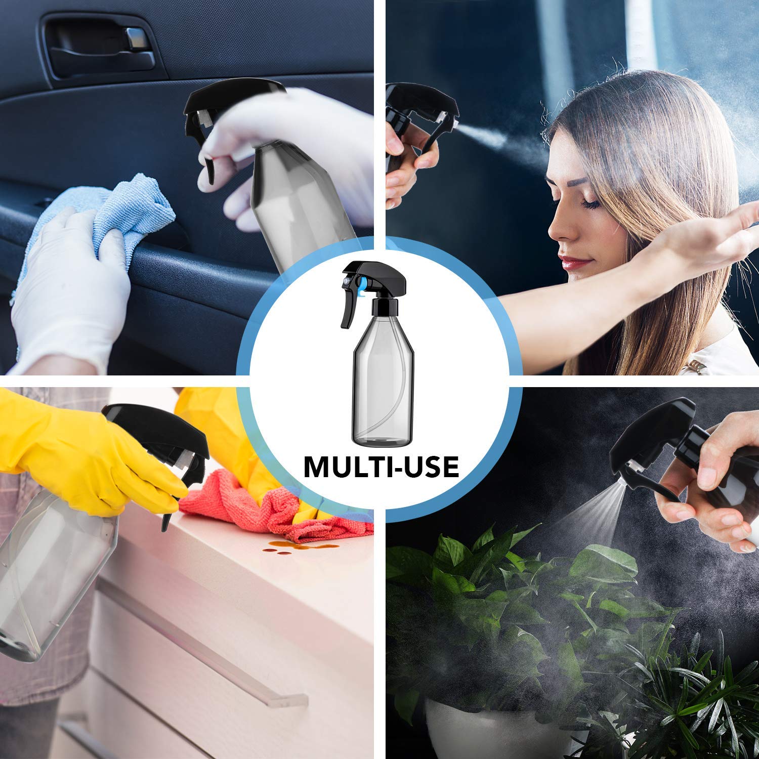 3Pack Spray Bottle, 10oz Plast - огляд і ціна Room Spray Bottle